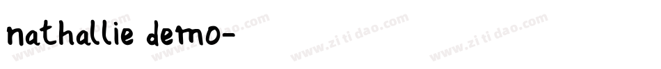 nathallie demo字体转换